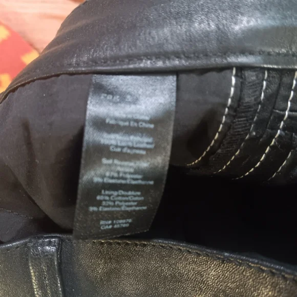 Rag & Bone Black Leather Pants - Picture 9 of 10
